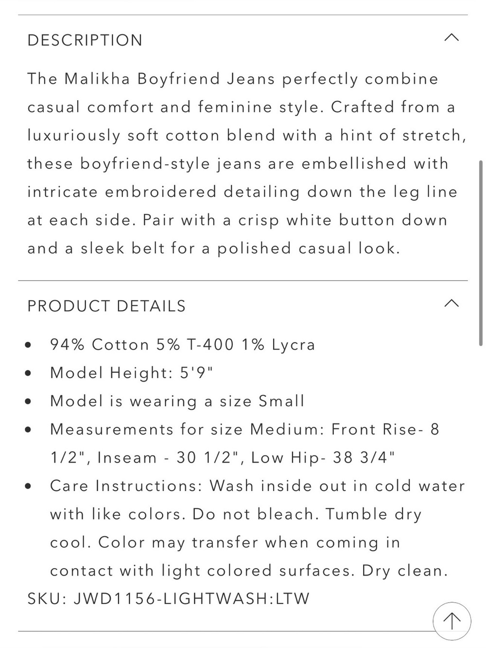 Johnny Was THE BOYFRIEND JEAN - Picture 6 of 16